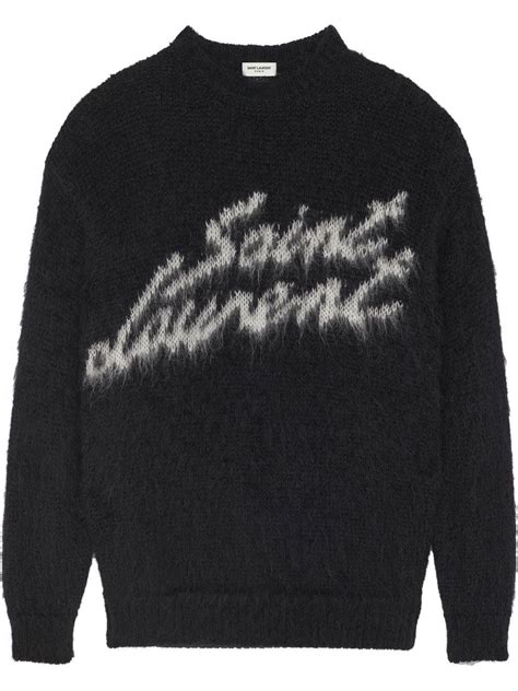 yves saint laurent oversized jumper|Saint Laurent knit jumper men.